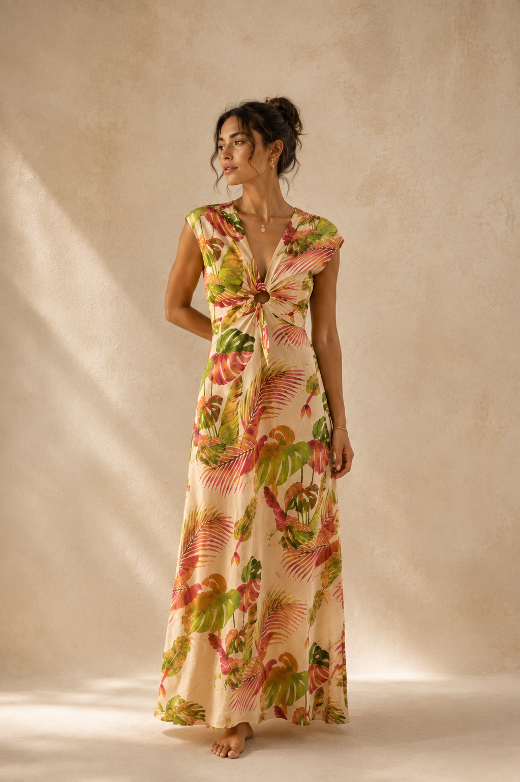 Tropic Printed Maxi Dress