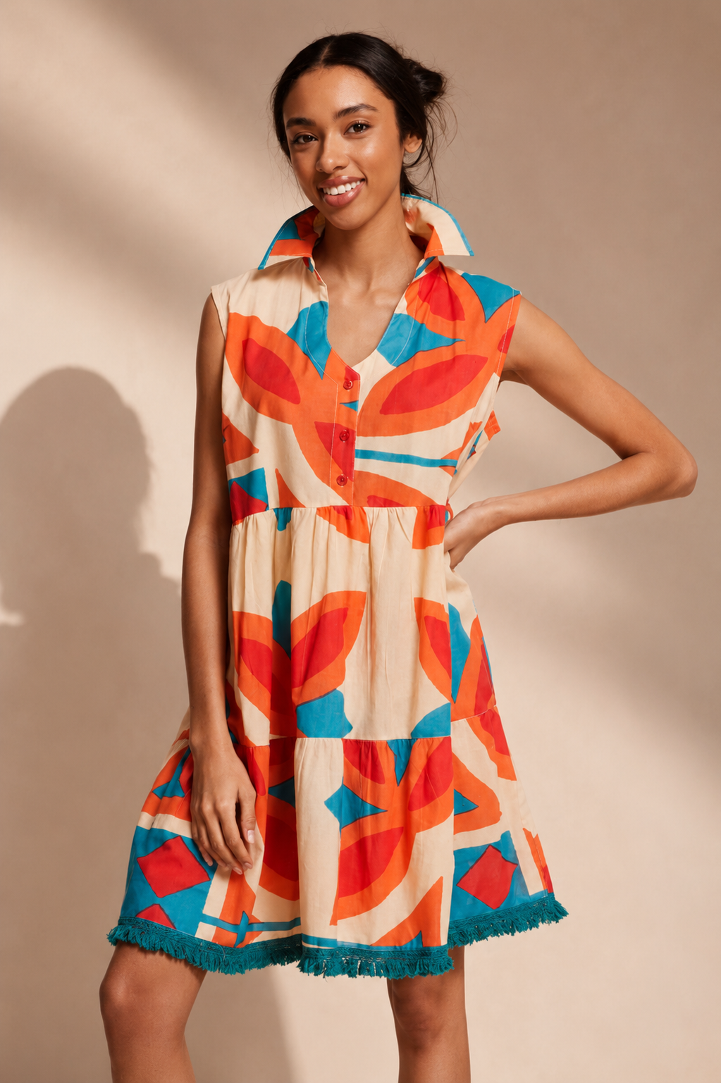 Cadenza Dress in Moroccan Picturesque - Salt &amp; Creek