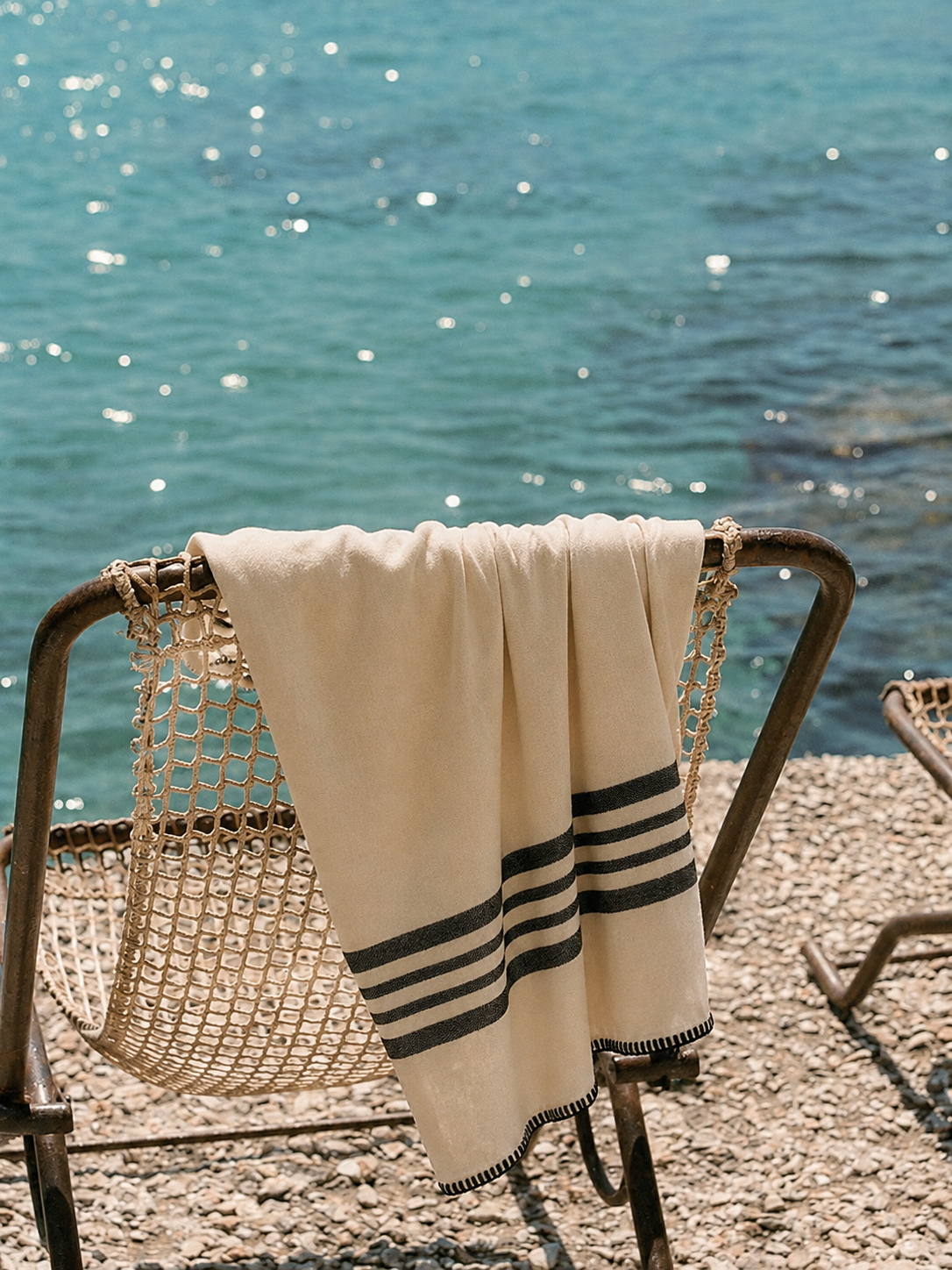 XL Hamam Beach Towel with Farmers Stitched Corners - Salt &amp; Creek