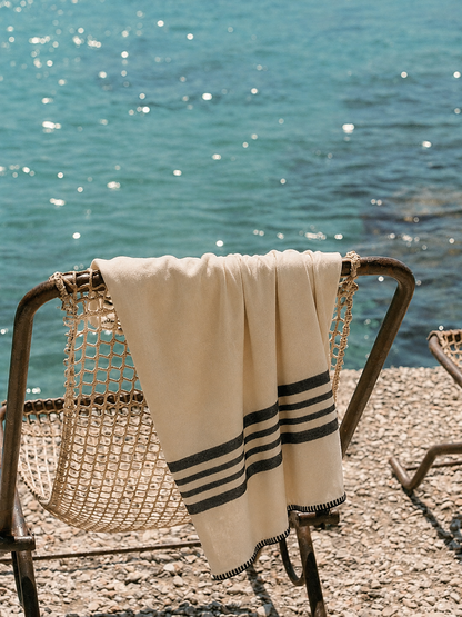 XL Hamam Beach Towel with Farmers Stitched Corners - Salt &amp; Creek