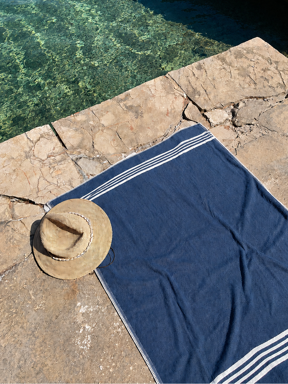 XL Hamam Beach Towel with Farmers Stitched Corners - Salt &amp; Creek