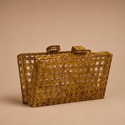 Tulum Rattan Clutch - Salt &amp; Creek