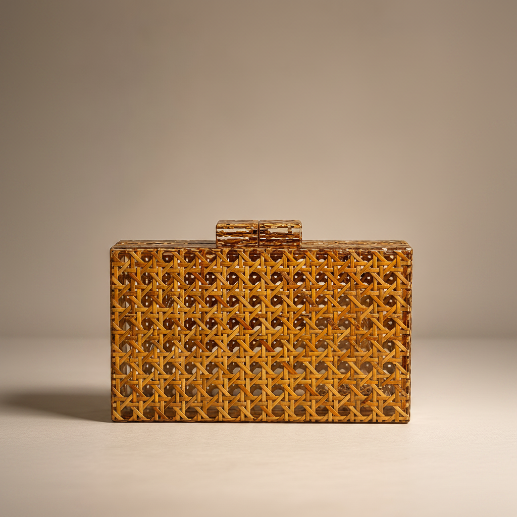 Tulum Rattan Clutch - Salt &amp; Creek