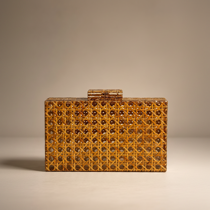 Tulum Rattan Clutch - Salt &amp; Creek