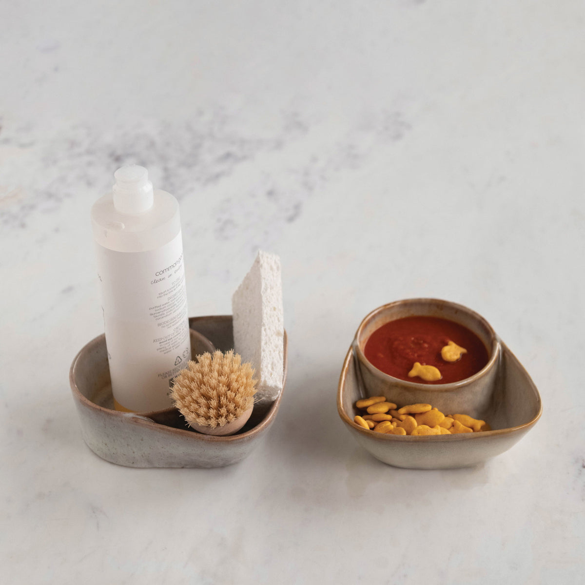 Jisella Cracker and Soup Bowl-2 Colors