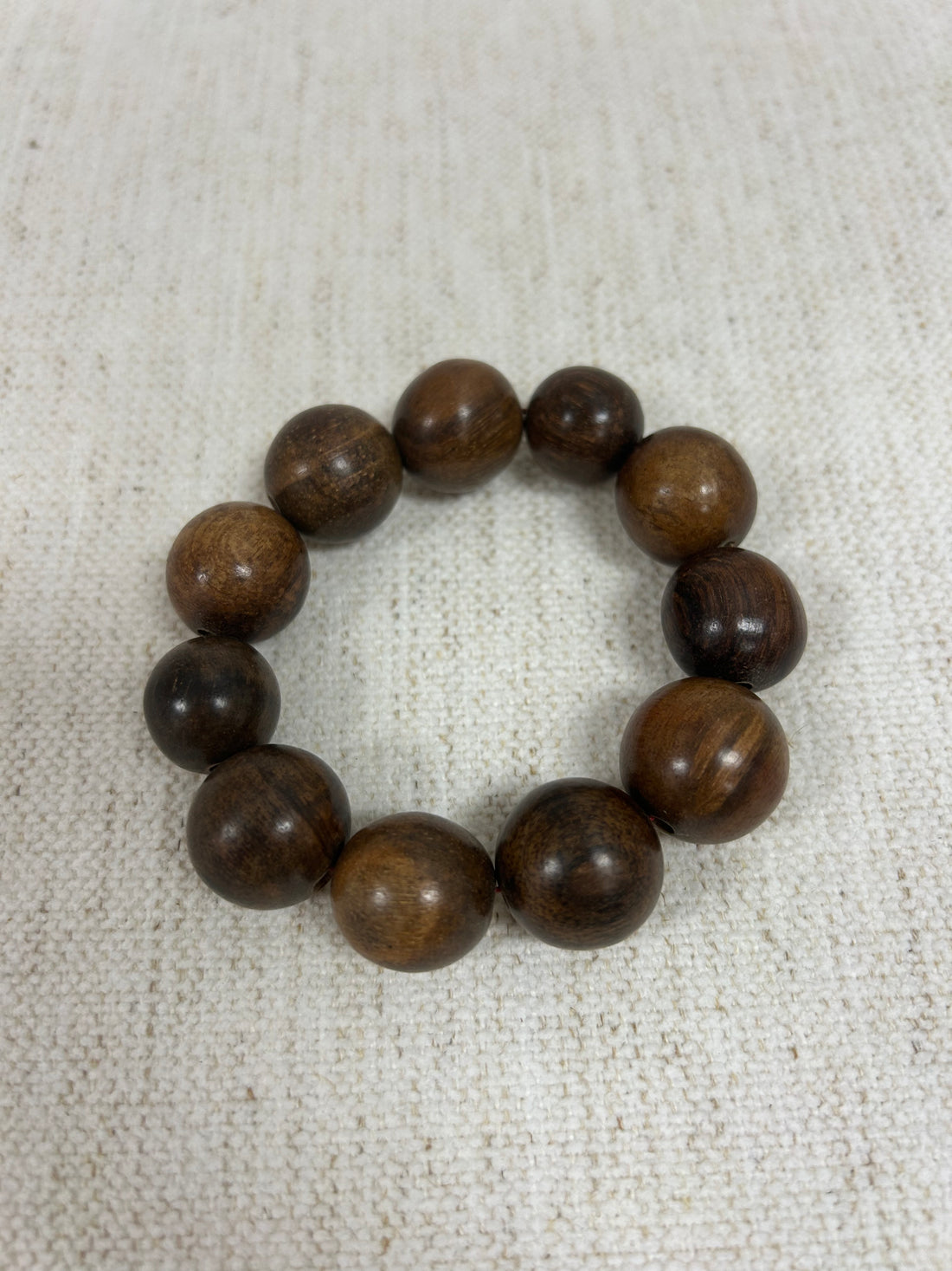 Large Wooden Bead Bracelet