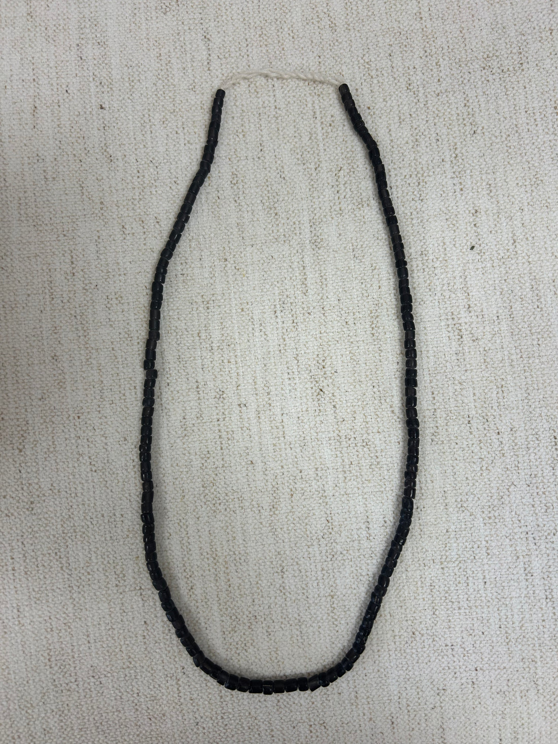 Small Black Beaded Necklace