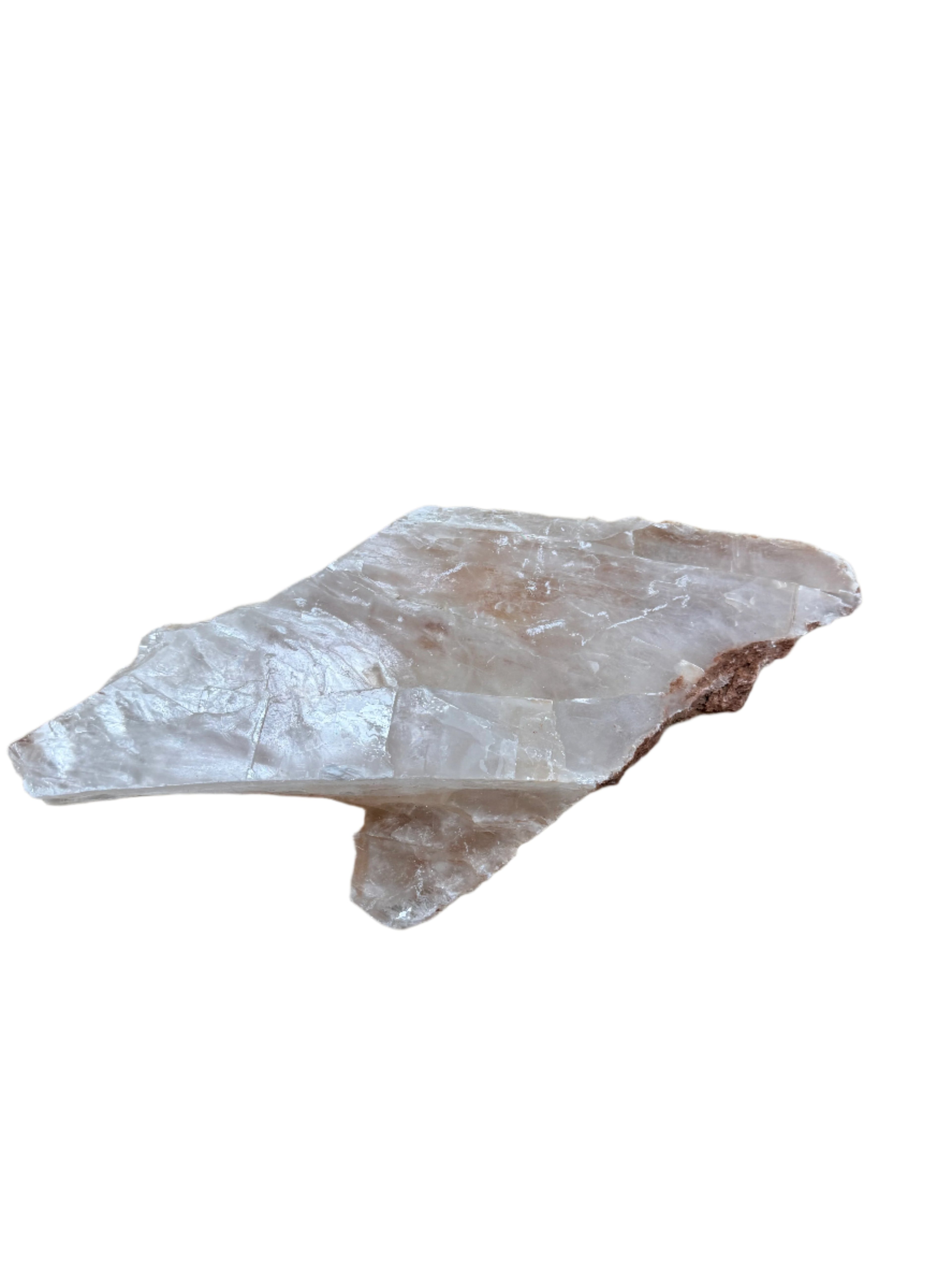 Clear Selenite Slice