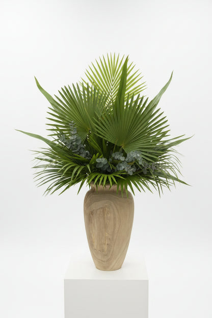 Teak Vase