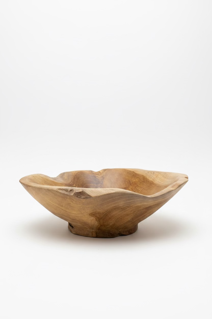 Gale Round Teak Bowl - Salt &amp; Creek