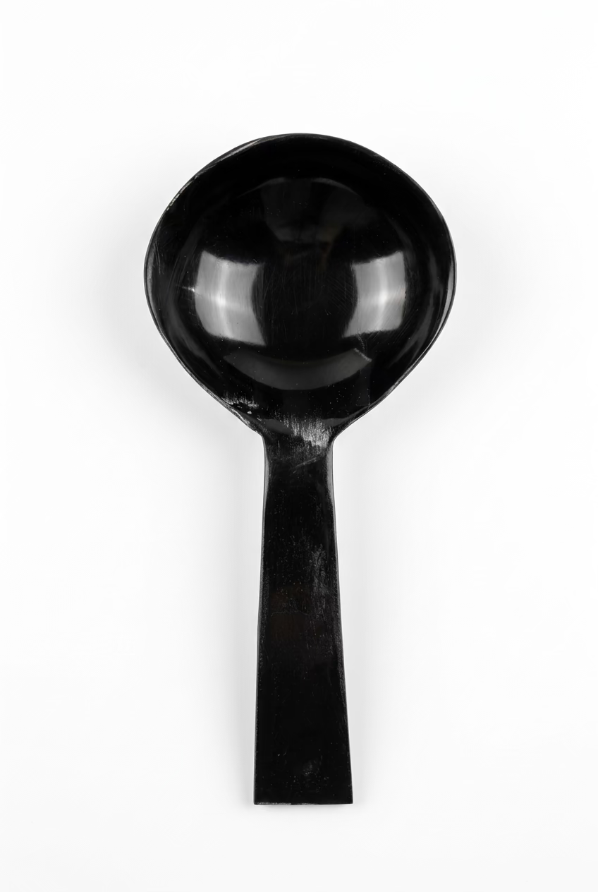 Natural Horn Serving Spoon