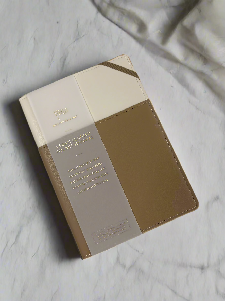 Vegan Leather Pocket Journal - Salt &amp; Creek