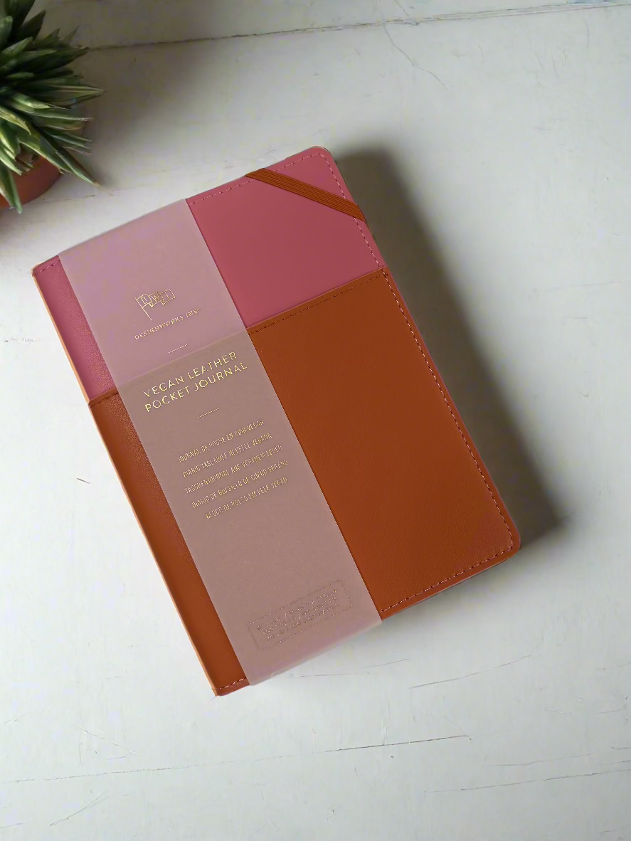 Vegan Leather Pocket Journal - Salt &amp; Creek