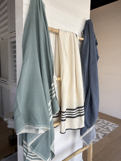 XL Hamam Beach Towel with Farmers Stitched Corners