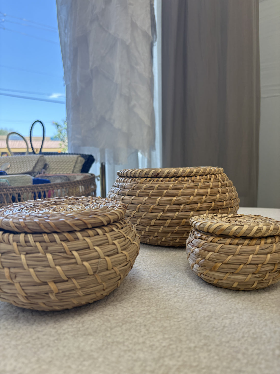 Woven Nesting Baskets (Set of 3)