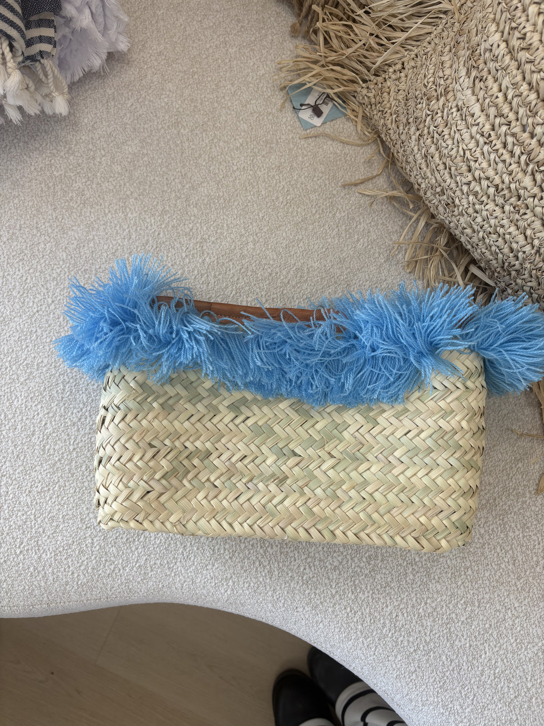 Sky Blue Seneca Clutch