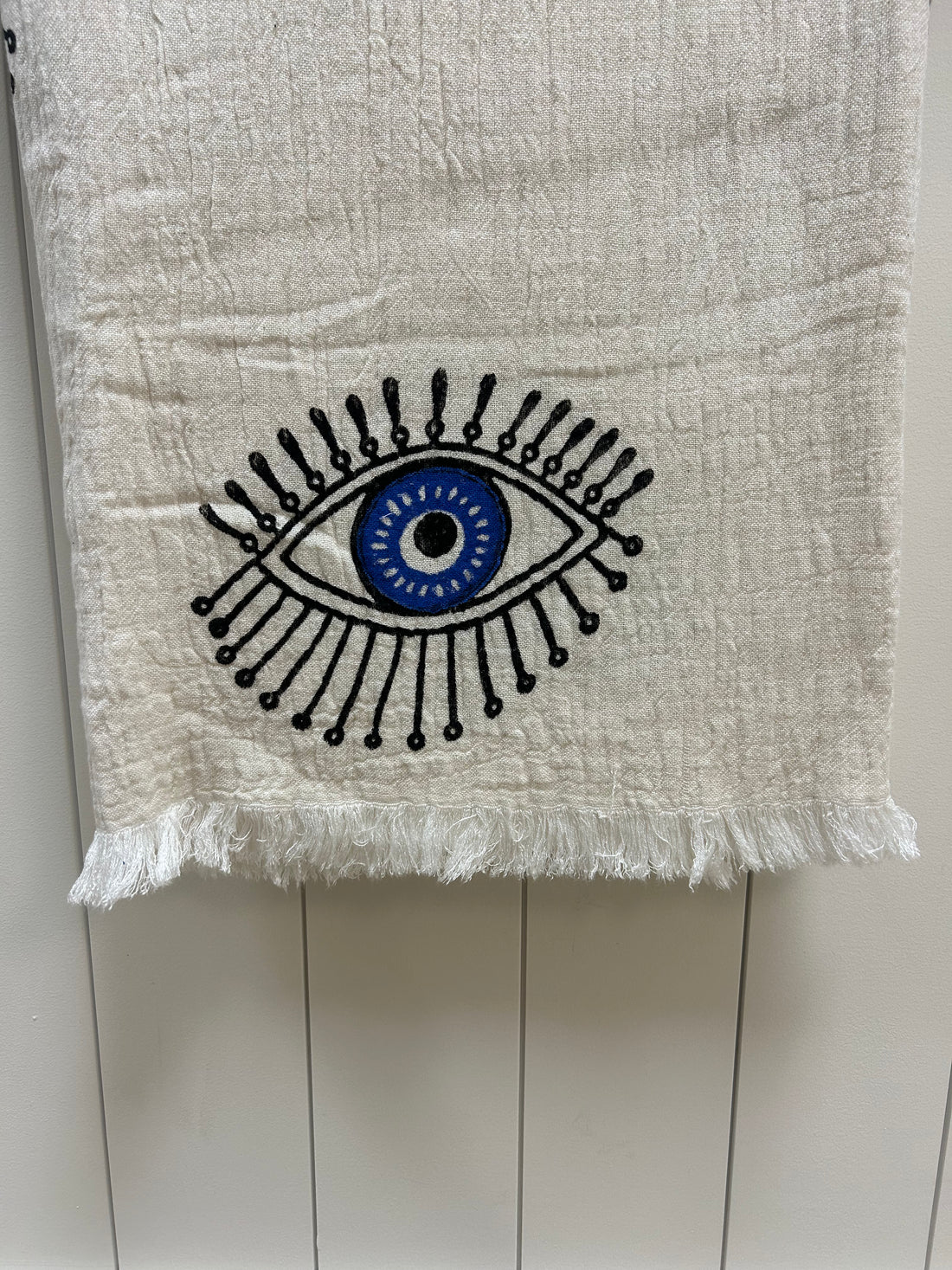 Evil Eye Fringe Towel