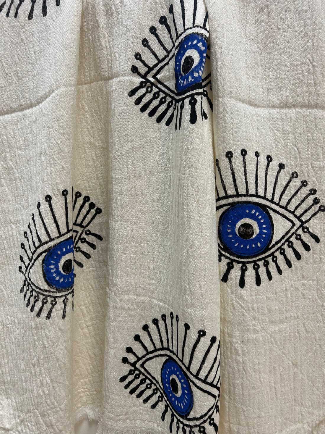 Evil Eye Fringe Towel
