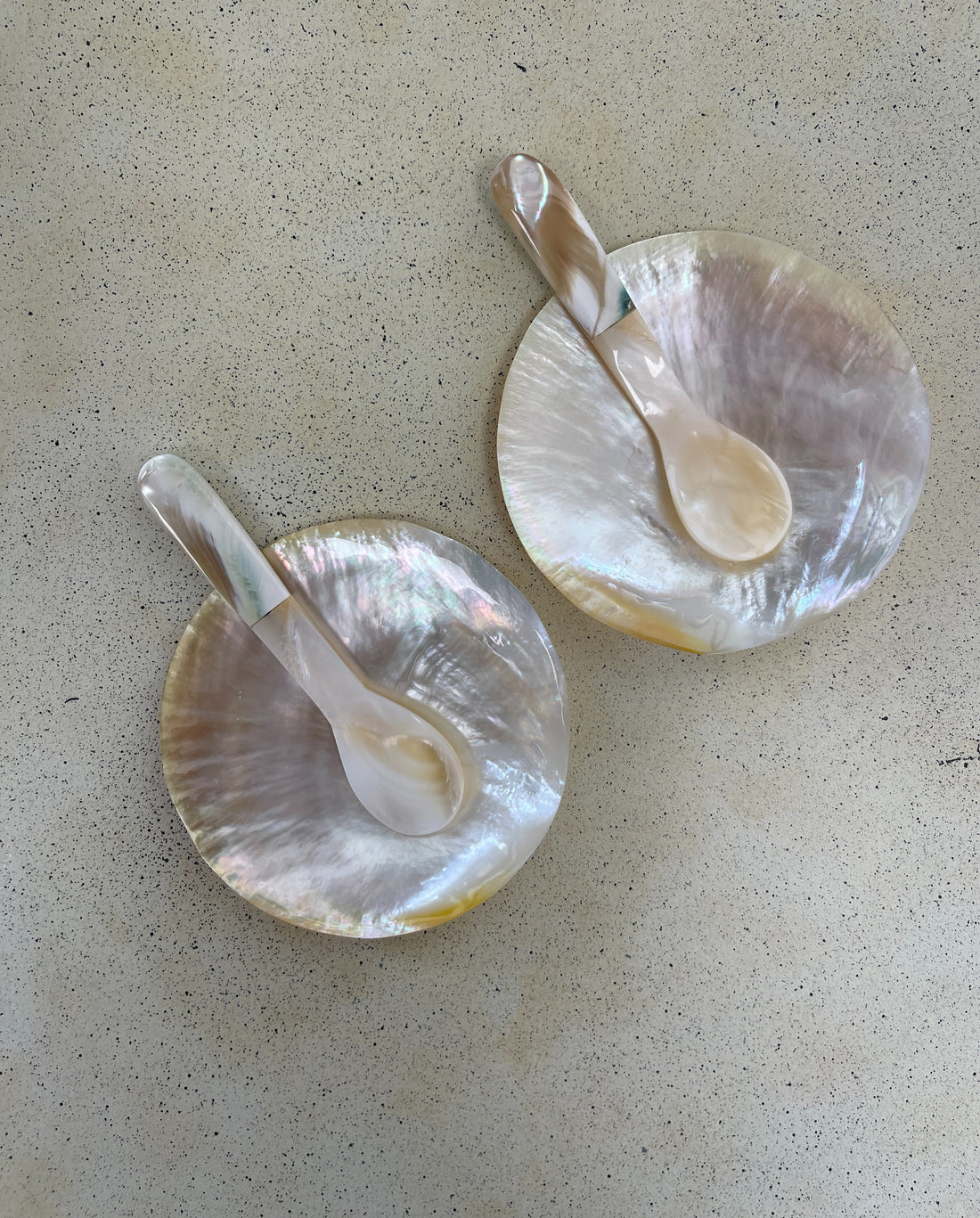 Mother of Pearl Spoon with Shell Handle