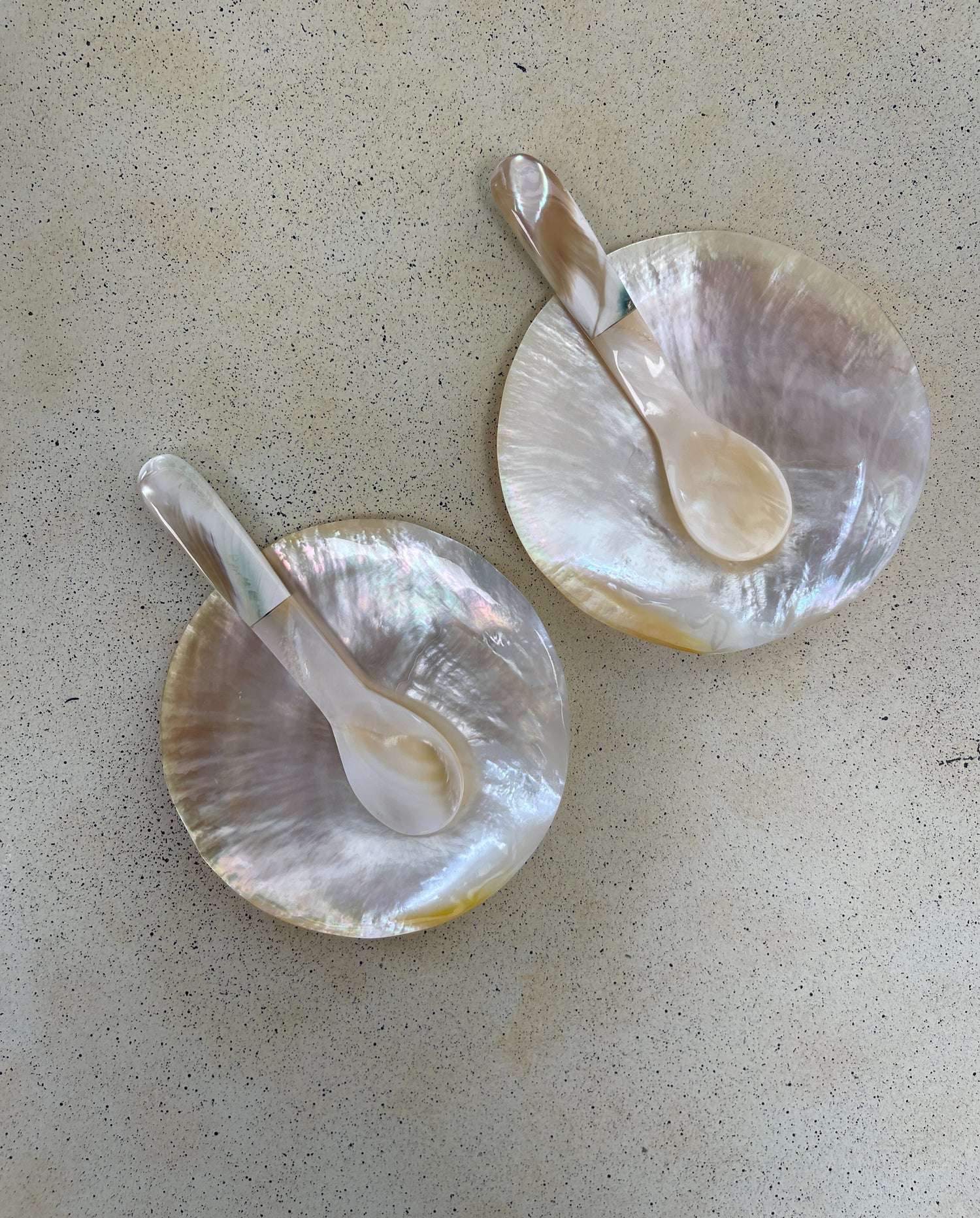 Mother of Pearl Spoon with Shell Handle