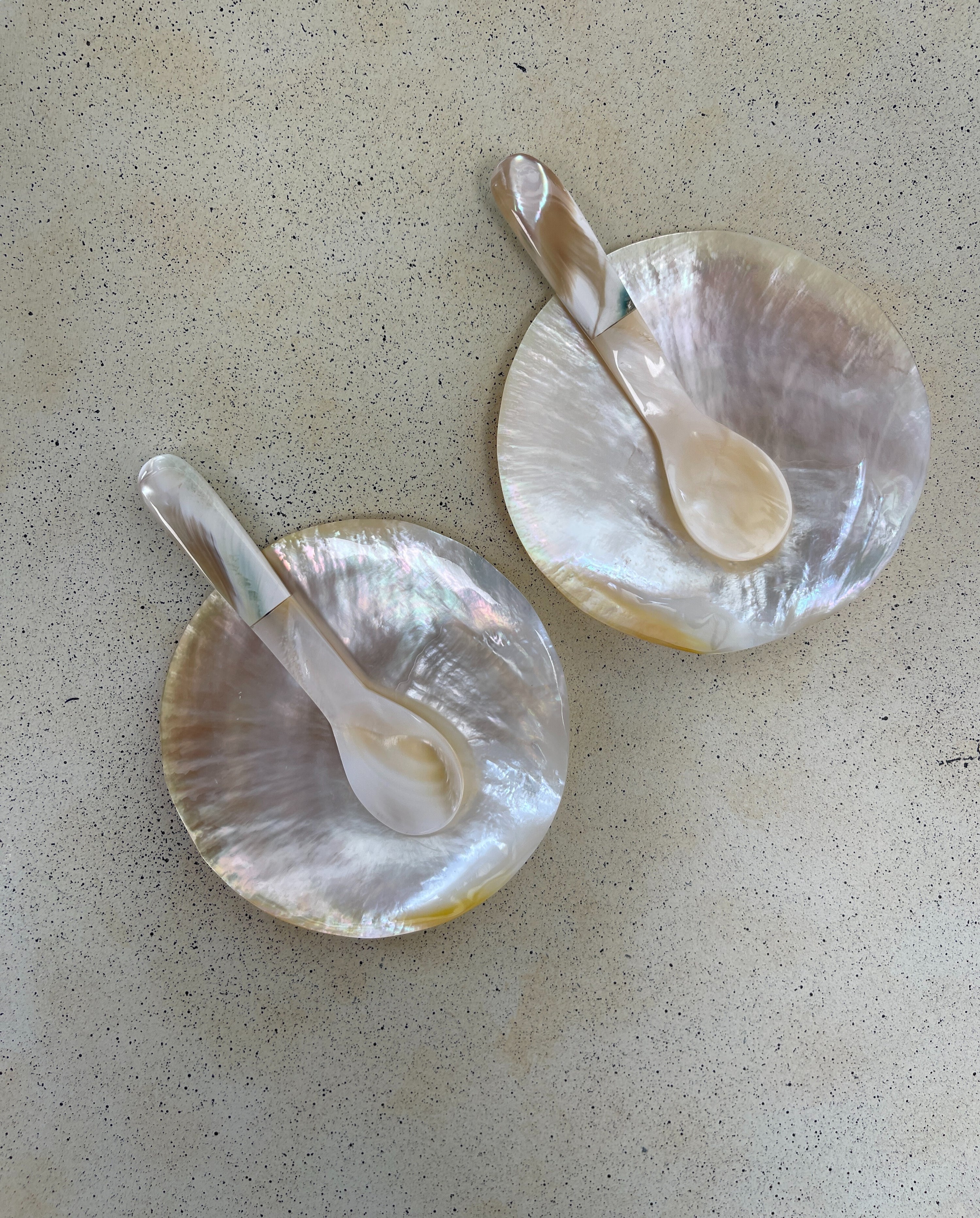 Mother of Pearl Spoon with Shell Handle - Salt &amp; Creek