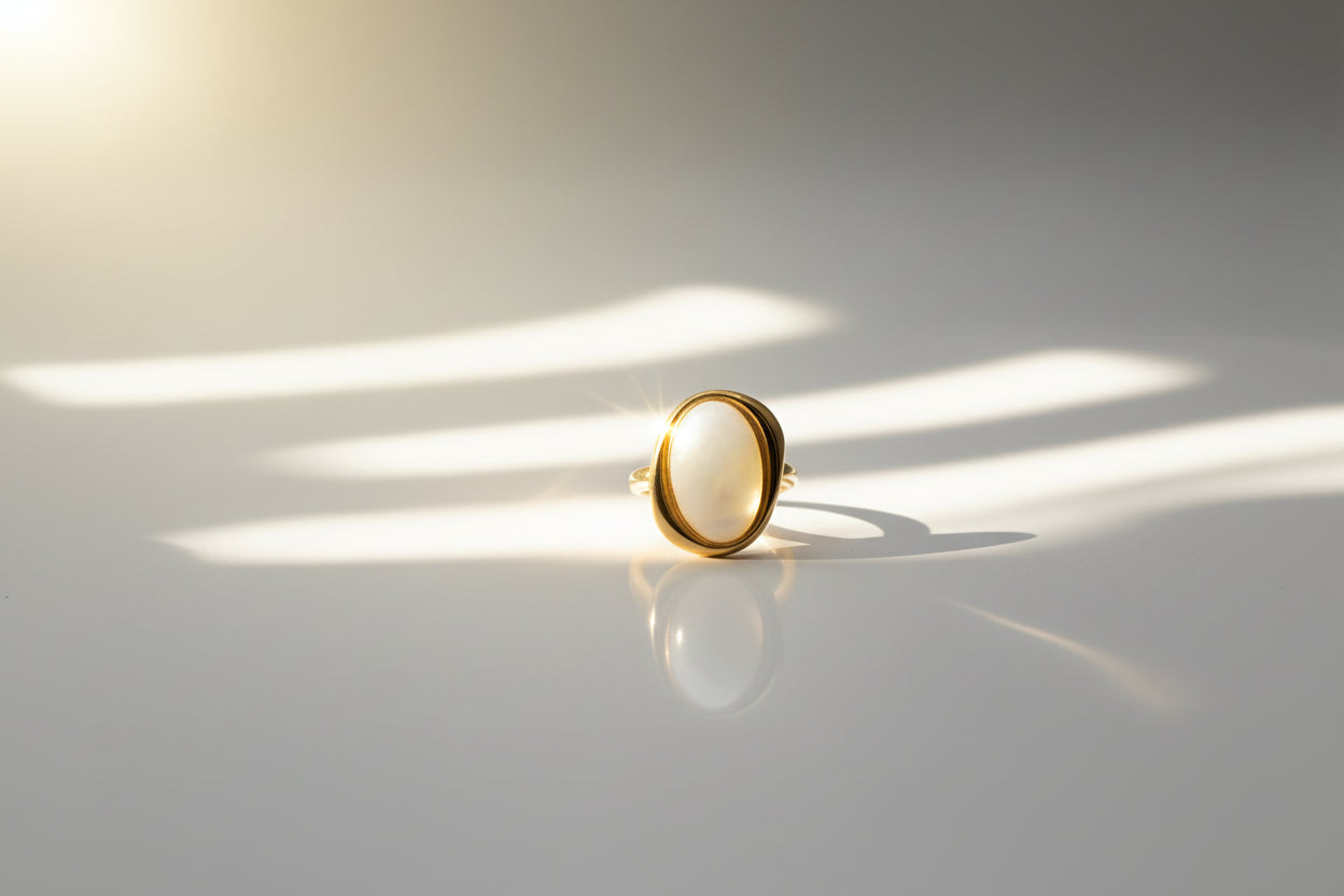 Clarissa Mother of Pearl Ring - Salt &amp; Creek