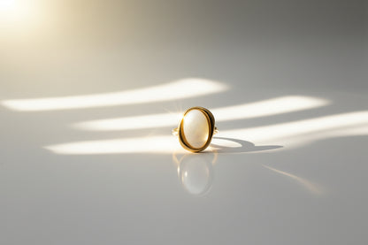 Clarissa Mother of Pearl Ring - Salt &amp; Creek