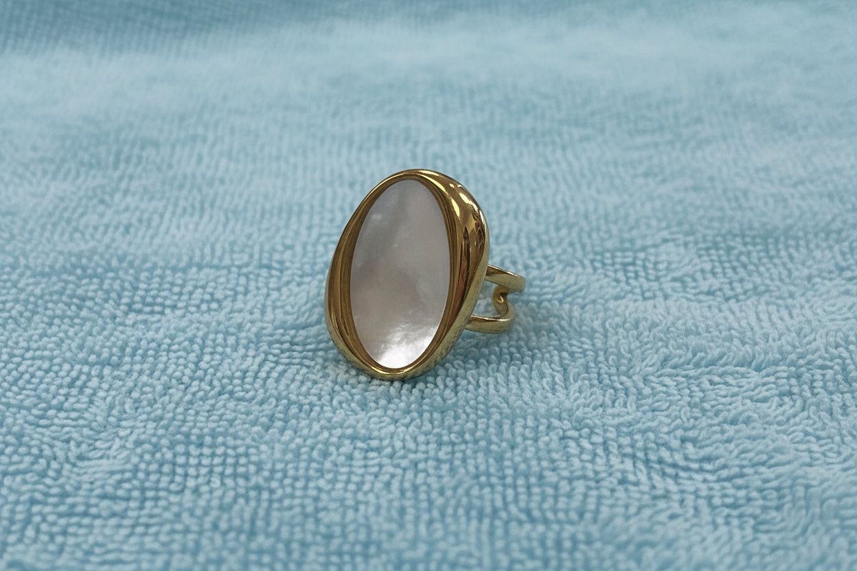 Clarissa Mother of Pearl Ring - Salt &amp; Creek