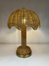 Rattan Scalloped Lamp - Salt & Creek