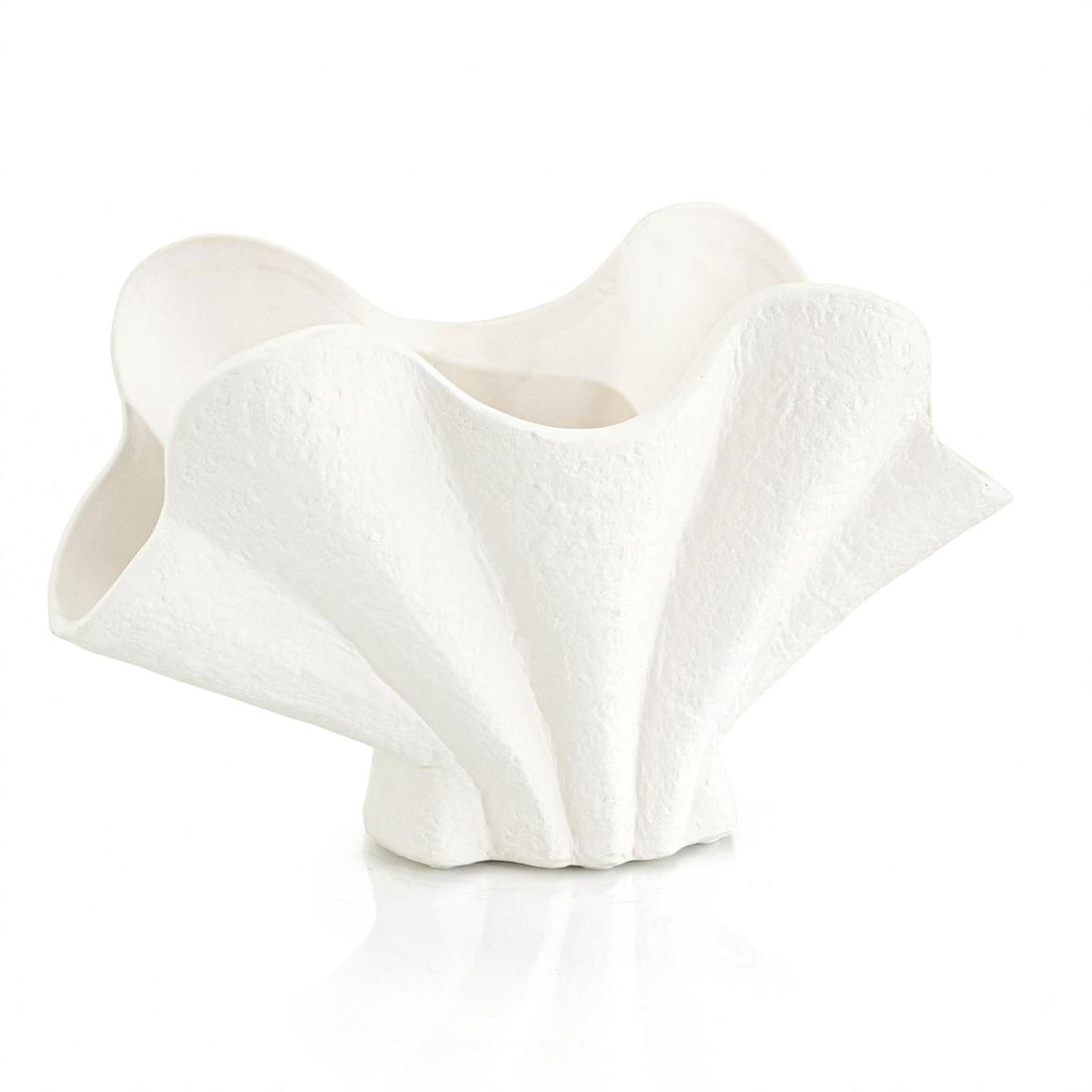 White Shell Vase