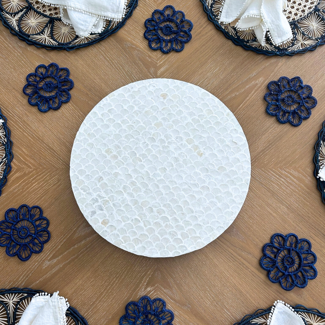 Capiz Shell Lazy Susan