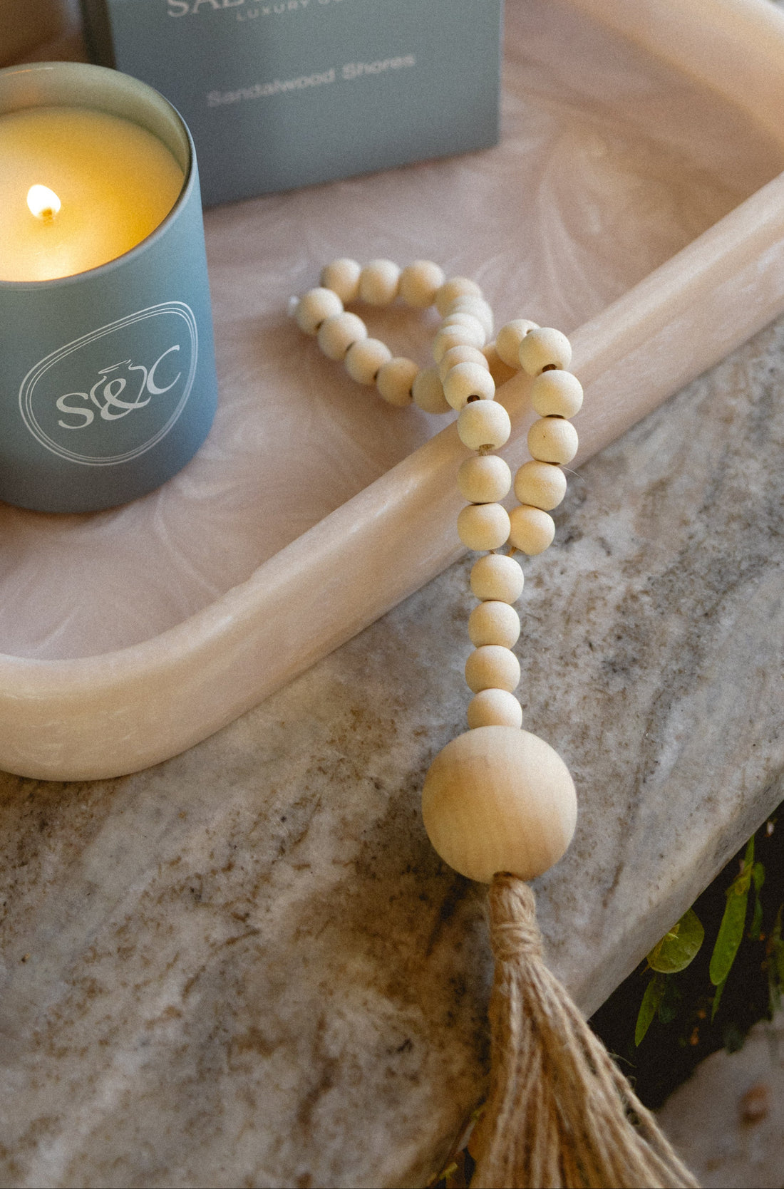 Hendrix Wood Bead Tassel