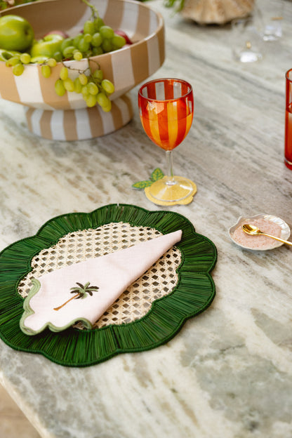 Breezy Placemat - Dark Green - Salt &amp; Creek
