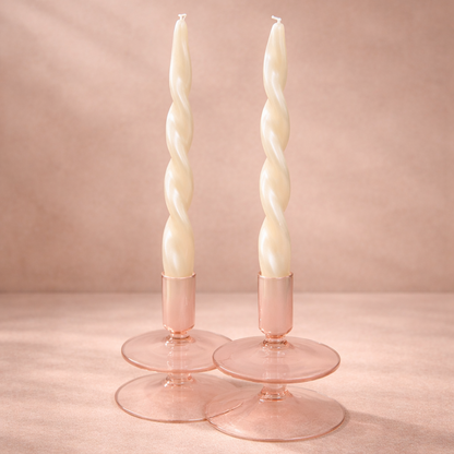 Iridescent Rainbow Taper Candles-Set of 2 - Salt &amp; Creek