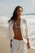White Crochet Cover Up Top - Salt & Creek