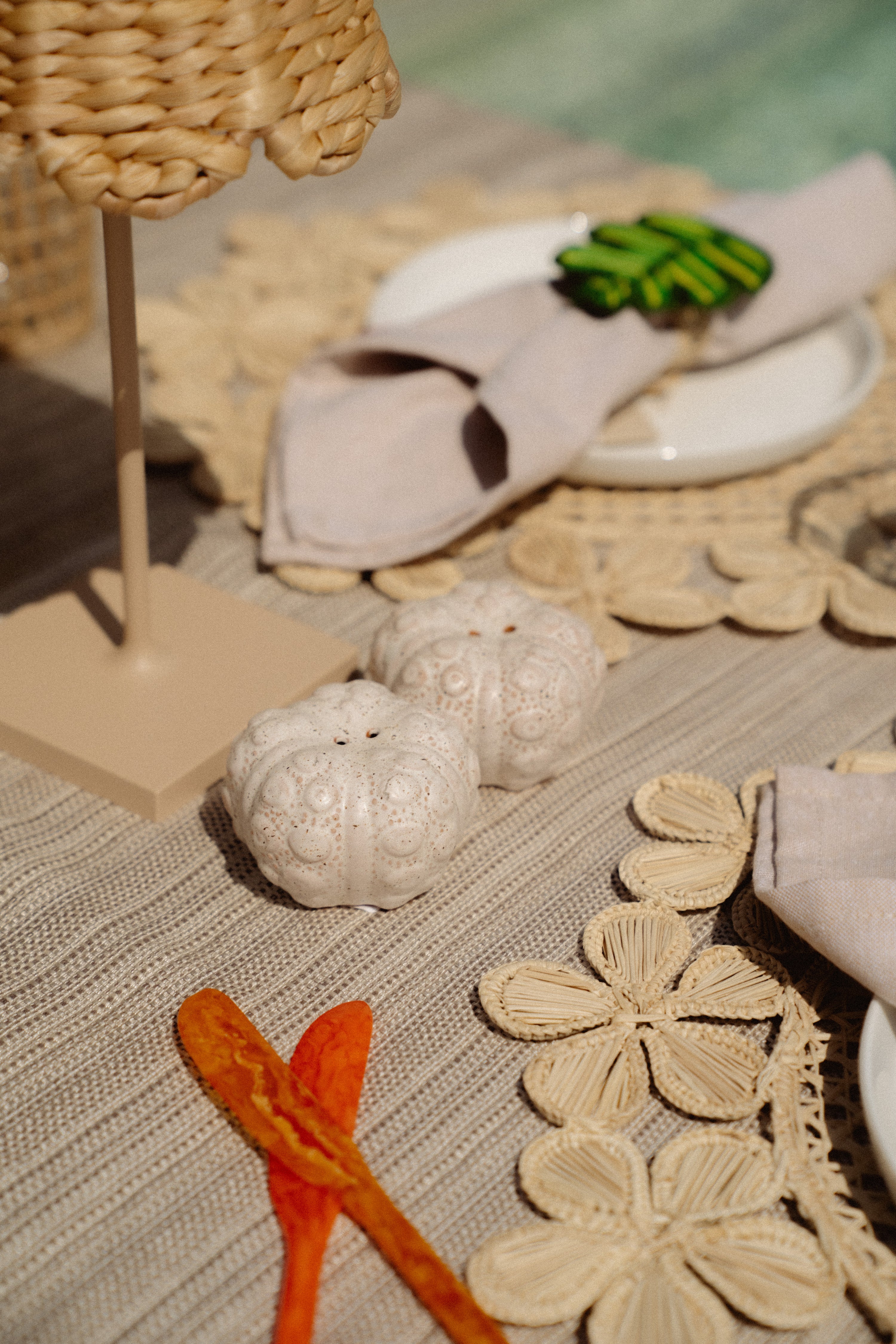 Set of 2 - Sea Urchin Shakers - Salt &amp; Creek