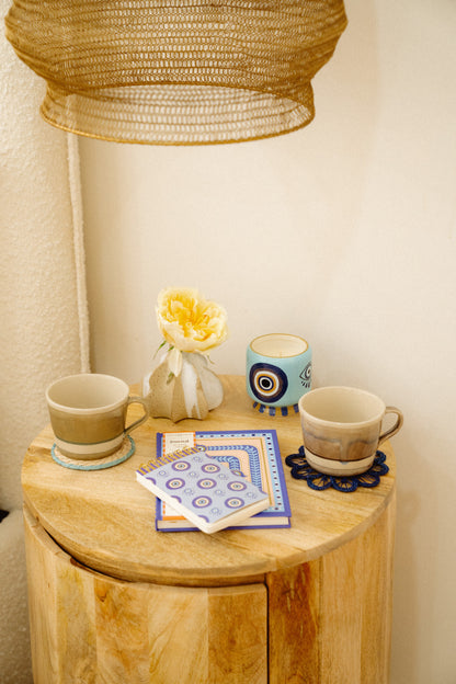 Textured Stoneware Formed Vase