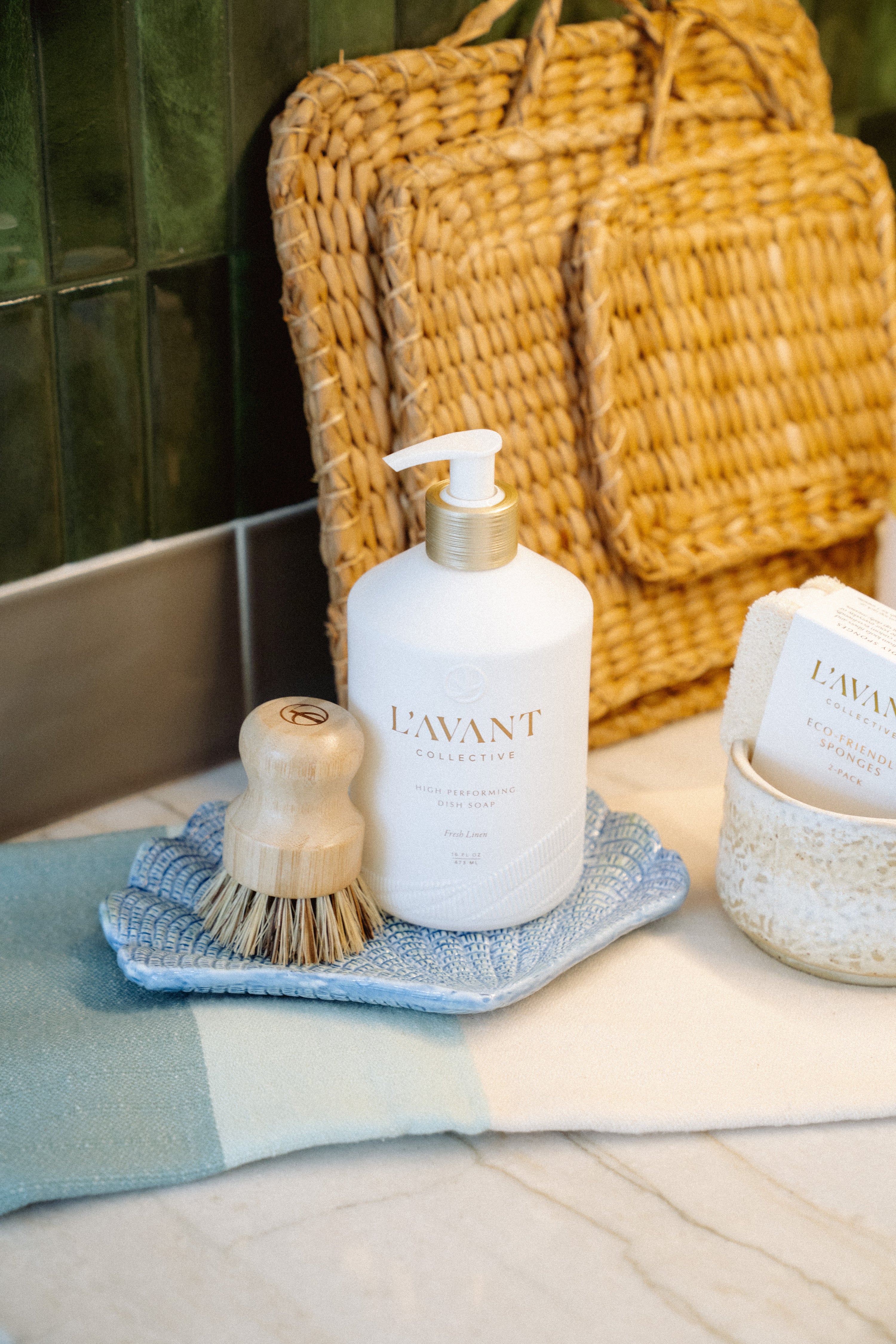 Bamboo Dish Scrubber - Salt &amp; Creek