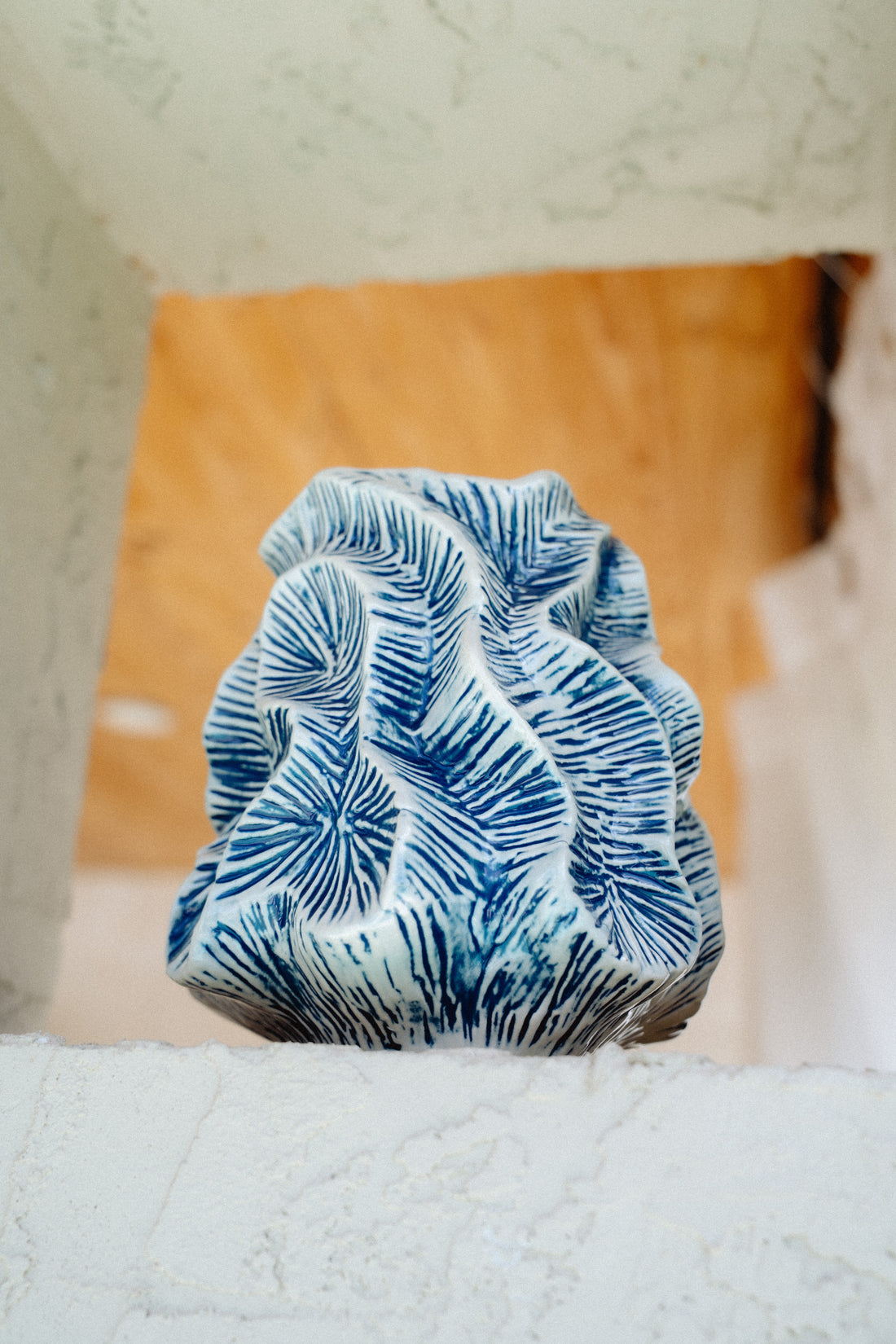 Waves Textured Vase