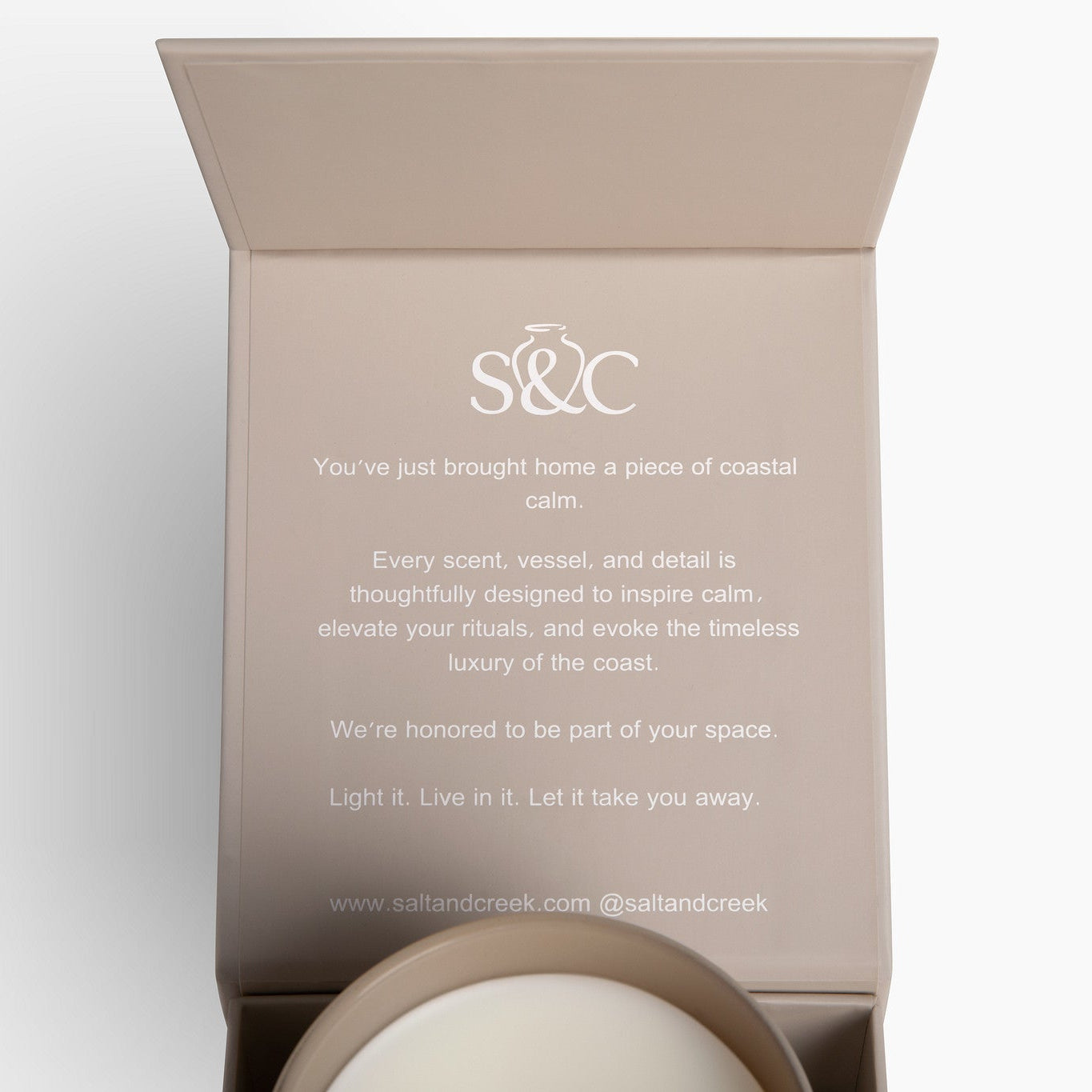 Evergreen Dunes Candle- 12 oz. | S&amp;C Home - Salt &amp; Creek