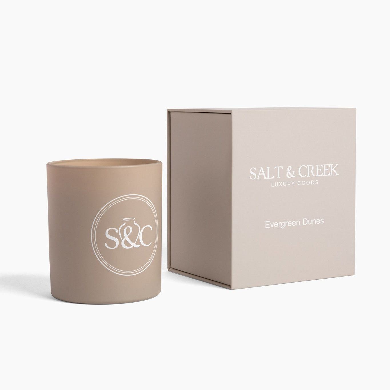 Evergreen Dunes Candle- 12 oz. | S&amp;C Home - Salt &amp; Creek