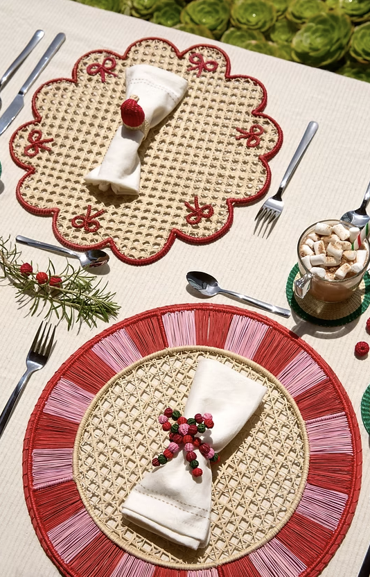 Beaded Bow Napkin Ring