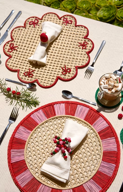 Beaded Bow Napkin Ring