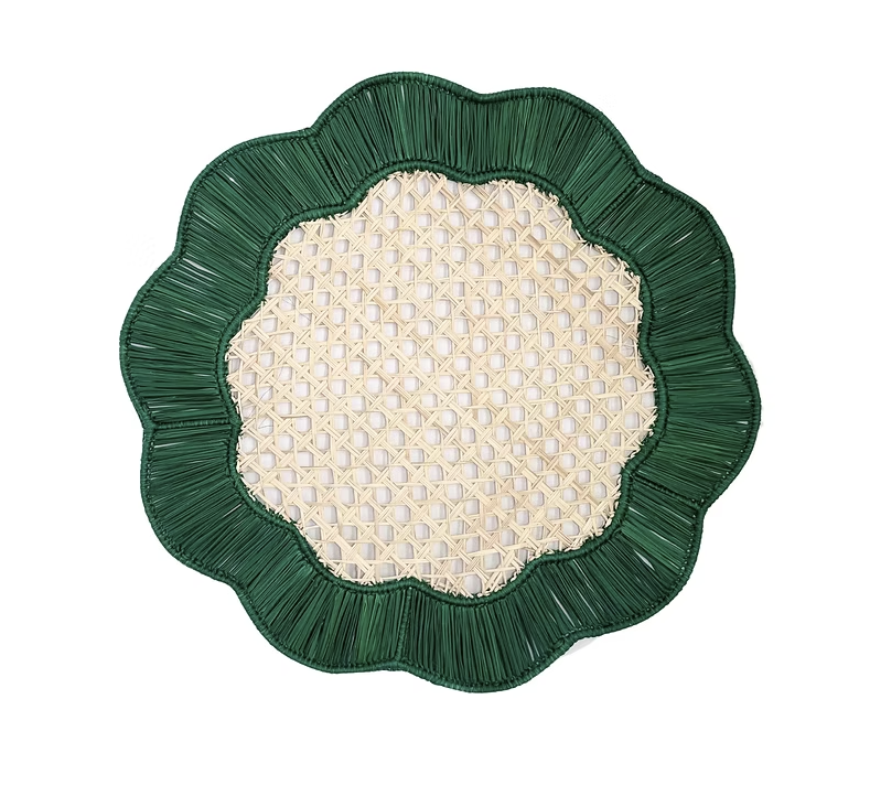 Breezy Placemat-Dark Green