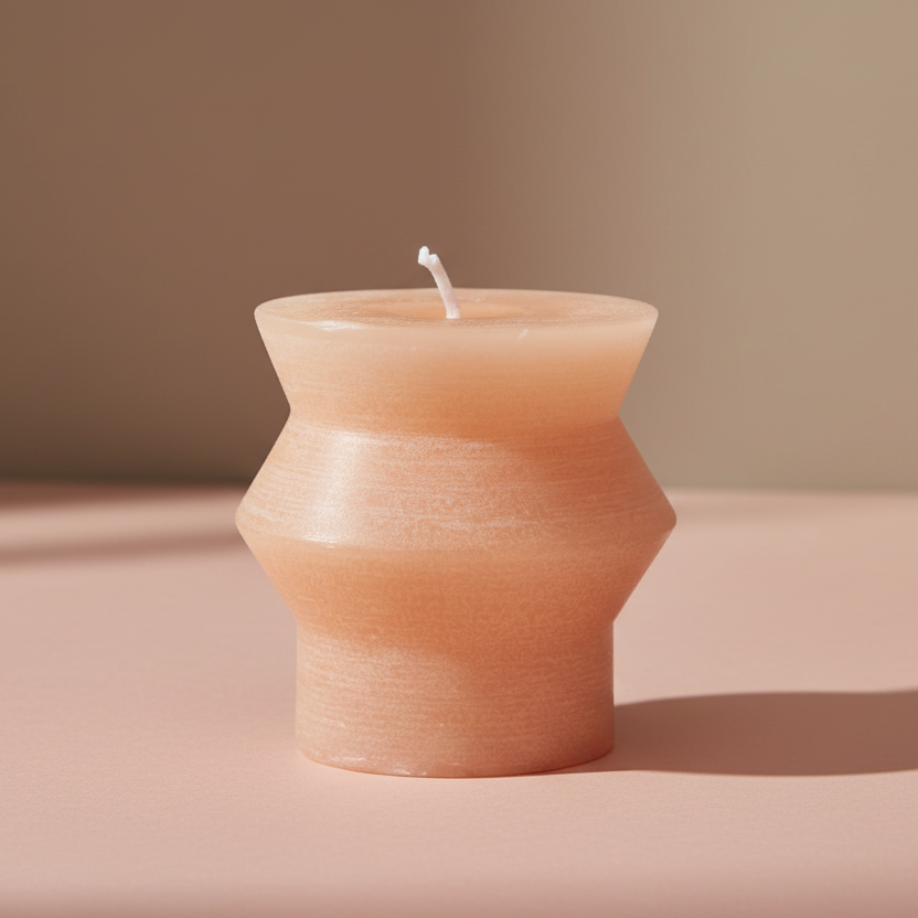 Totem Pillar Candle-Blush - Salt &amp; Creek