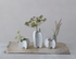 Stoneware Organic Shaped Vase, White, 3 Styles - Salt & Creek