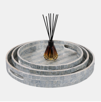 Selena Capiz Tray Set - Salt &amp; Creek