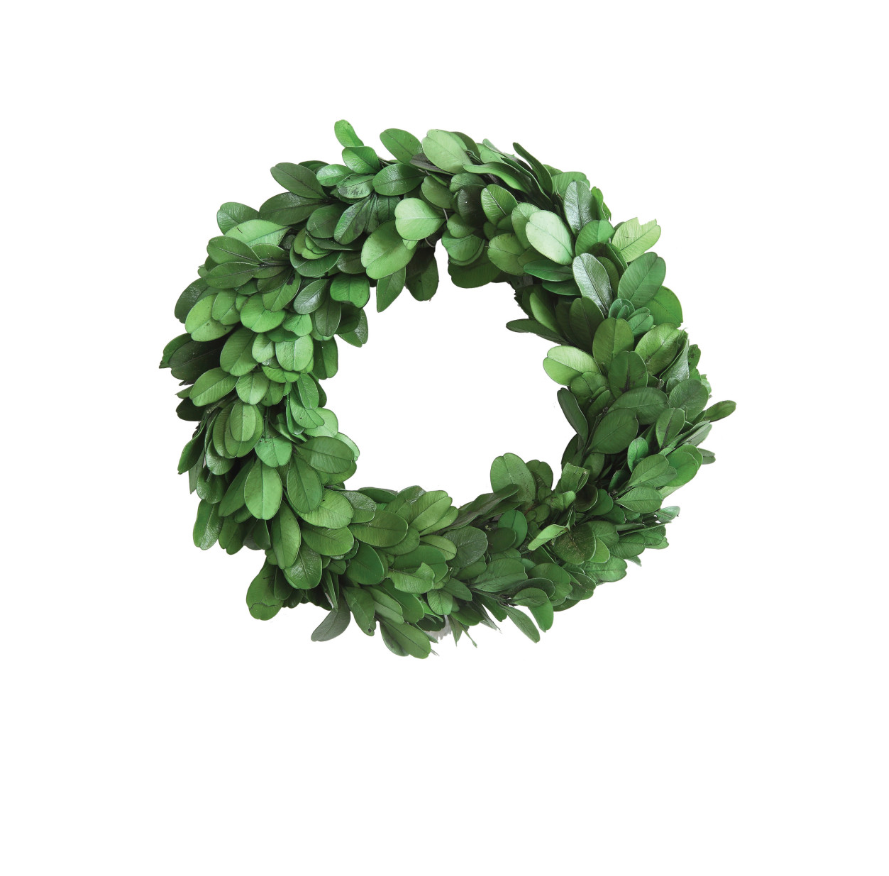 Preserved Boxwood Wreath - Salt &amp; Creek