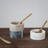 Marble Bowl with Gold Spreader - Set of 2 - Salt & Creek