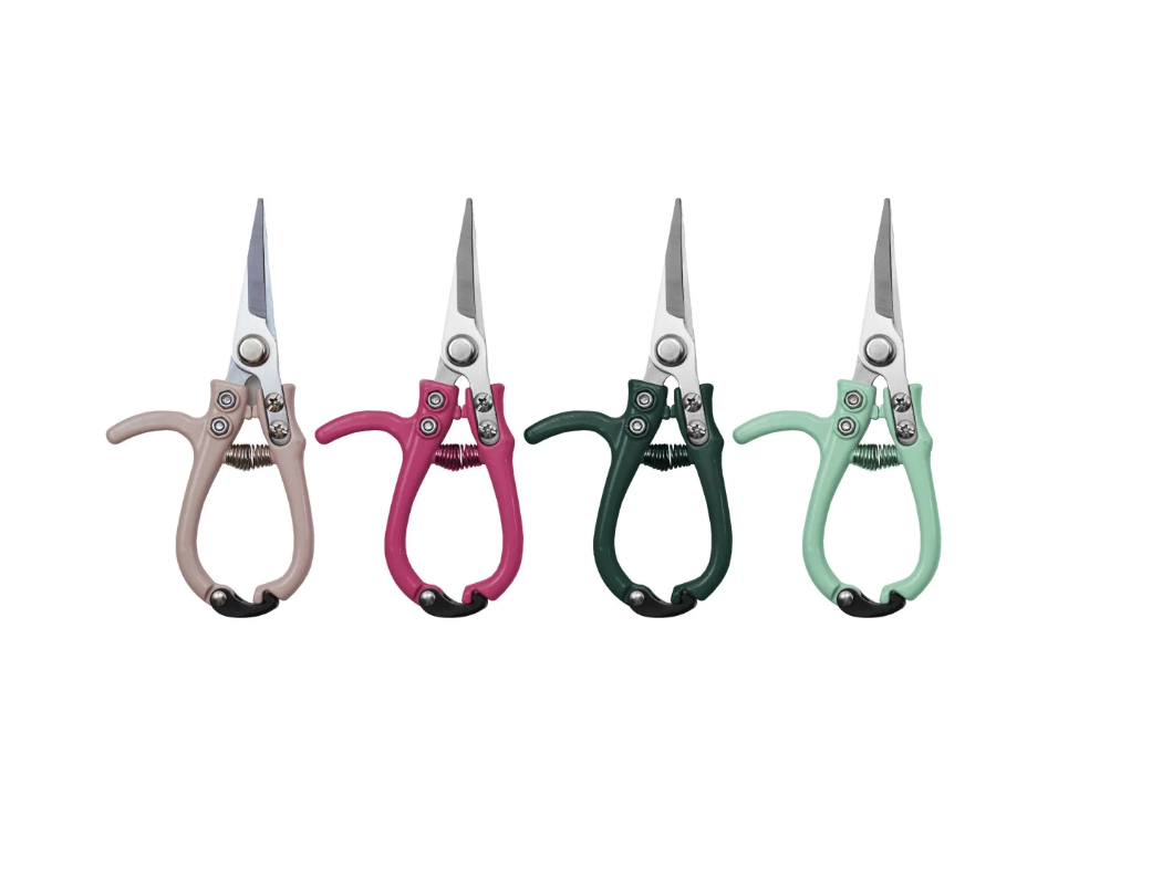 Carbon Steel Garden Pruning Shears with Enameled Handle, 4 Colors - Salt &amp; Creek